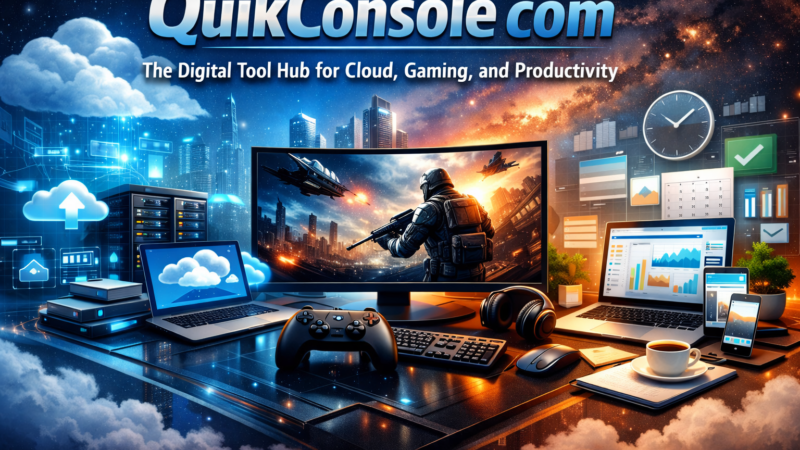QuikConsole com: The Digital Tool Hub for Cloud, Gaming, and Productivity